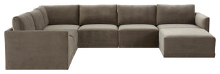 Willow Taupe Modular Large Chaise Sectional