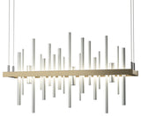Cityscape LED Pendant, Soft Gold