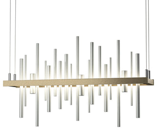 Cityscape LED Pendant, Soft Gold
