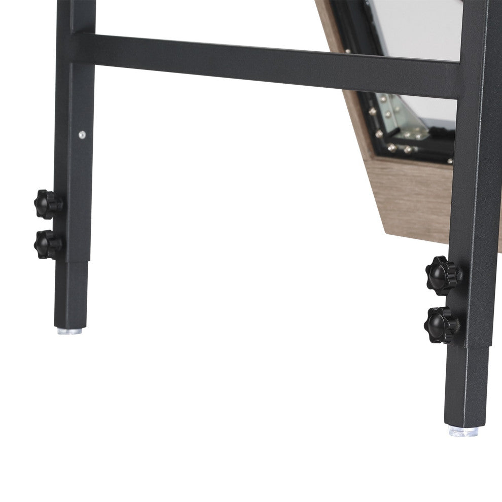 Mogano, Mirror, 30"x60", Dark Walnut