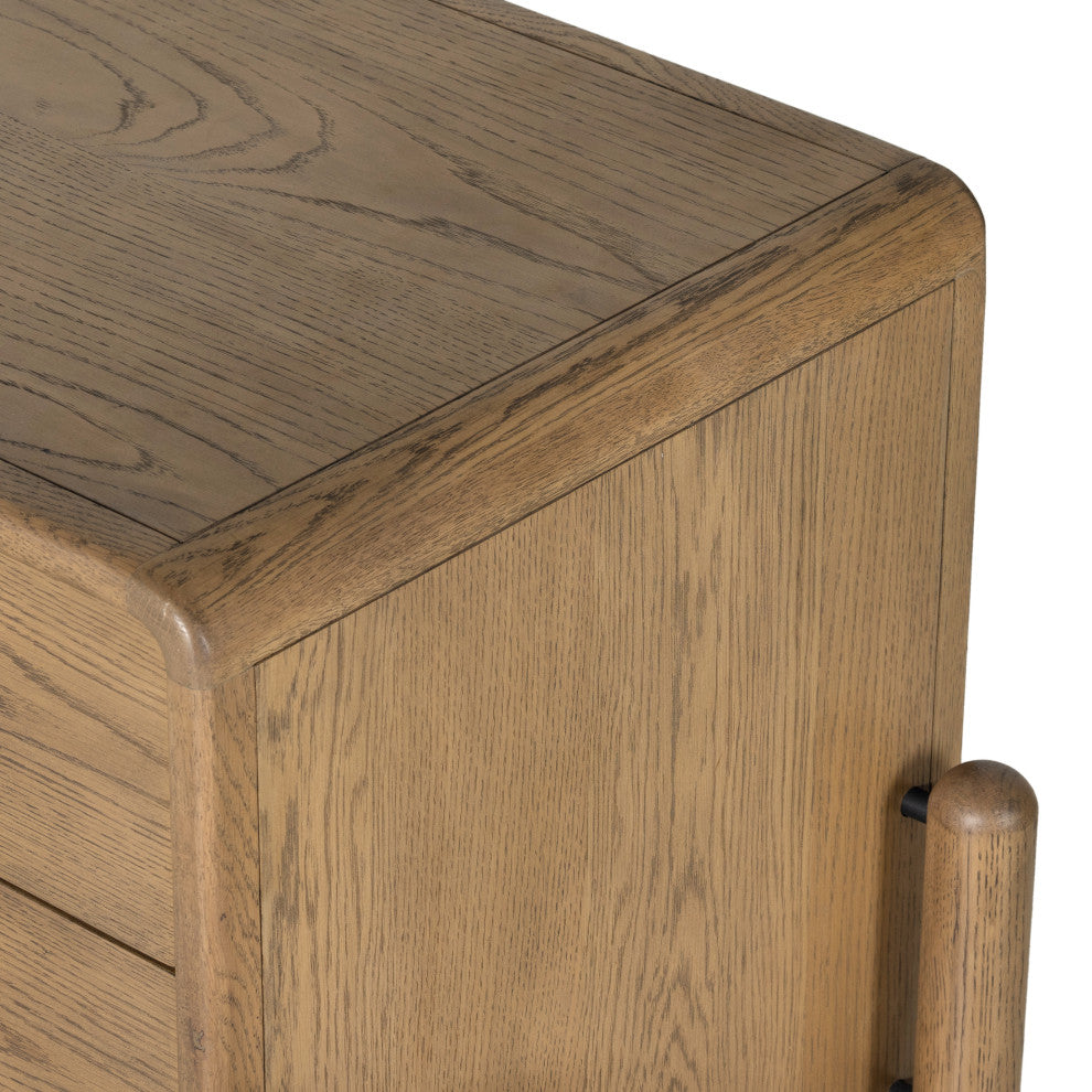 Caroline Nightstand-Smoked Oak