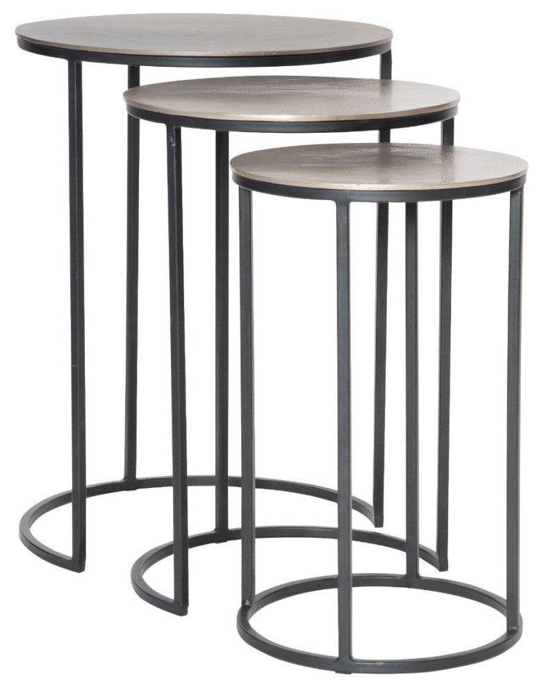 Uttermost Erik Metal Nesting Tables, Set of 3