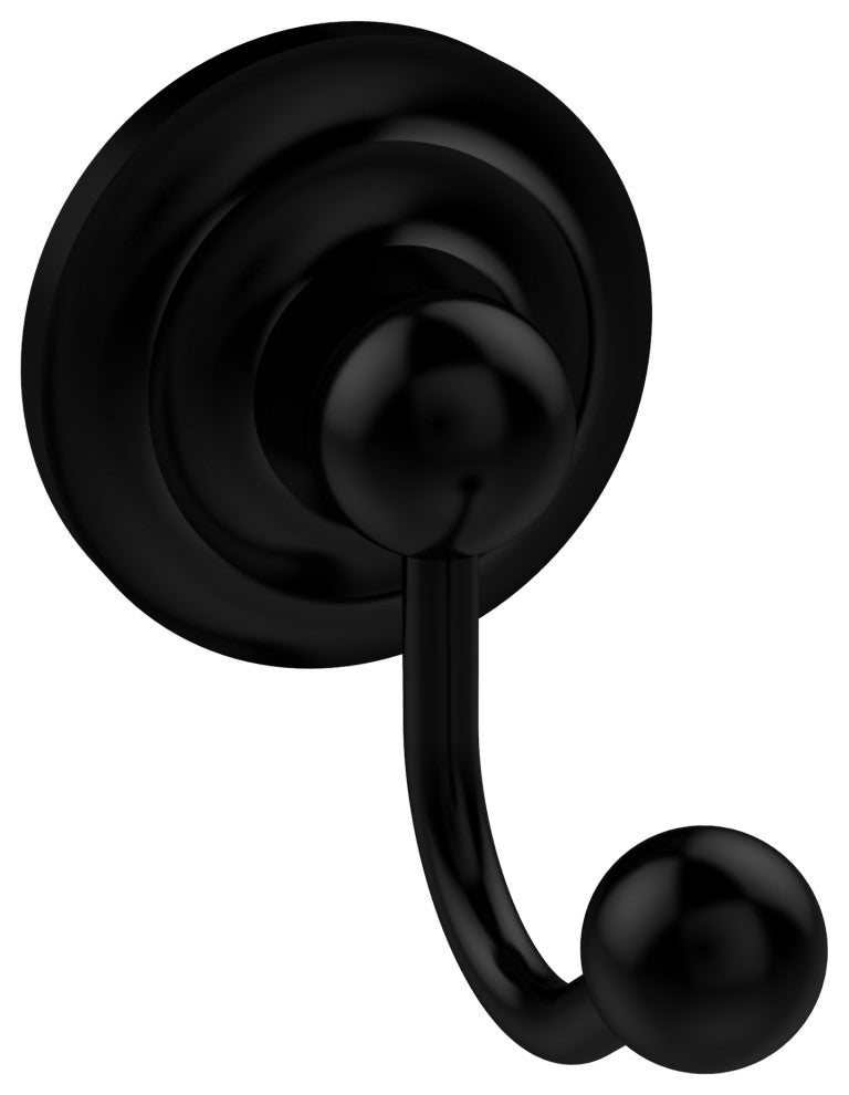 Prestige Que New Robe Hook, Matte Black