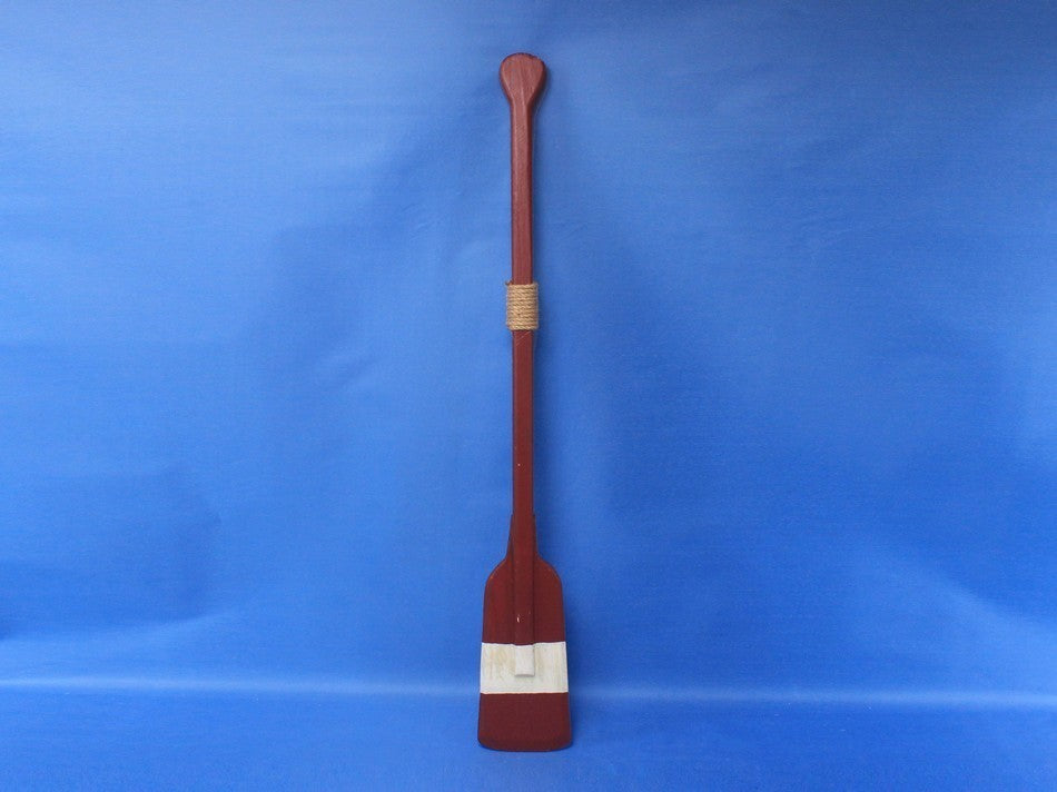 Wooden Chadwick Squared Rowing Decorative Wood Oar With Hooks, 36''