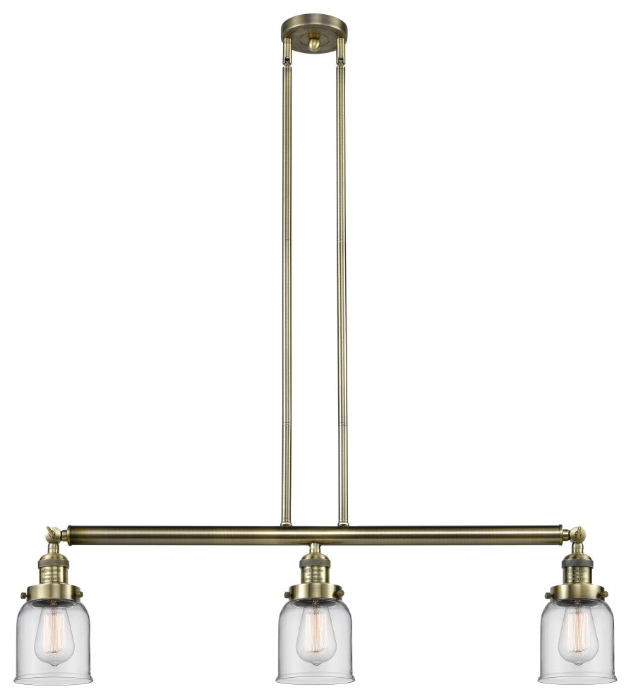 Innovations Lighting 213-Ab-S-G52-Led 3 Light Dimmable Led Island Light