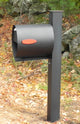 Spira Mailbox Post, Black