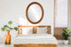 Vancouver Framed Oval Mirror in Carmel, 15"x19"