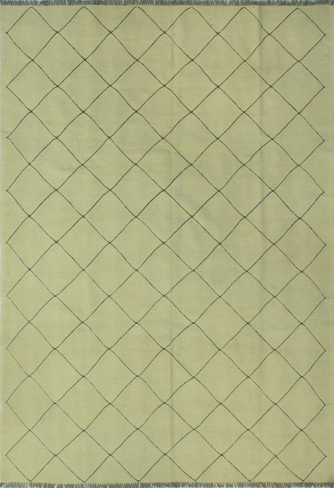 Winchester Kilim Hashim Ivory/Brown Rug, 6'3x9'10