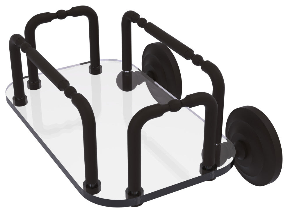 Que New Wall Mounted Guest Towel Holder, Oil Rubbed Bronze