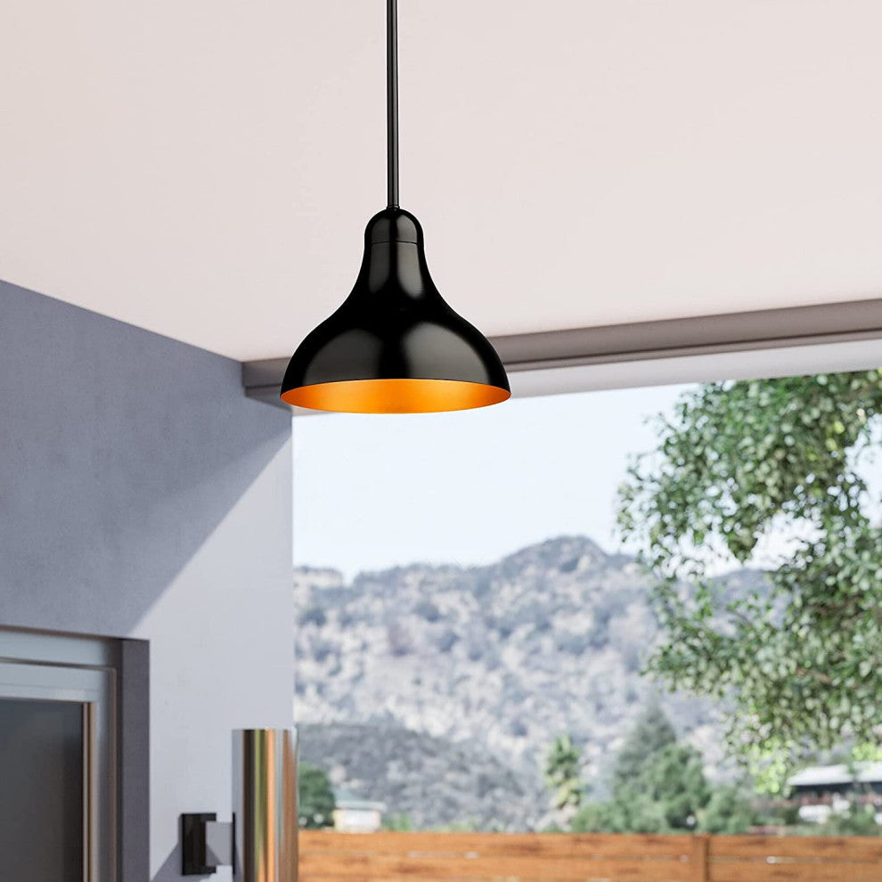 Black Pendent Lights in Kitchen Farmhouse Pendant Lamp