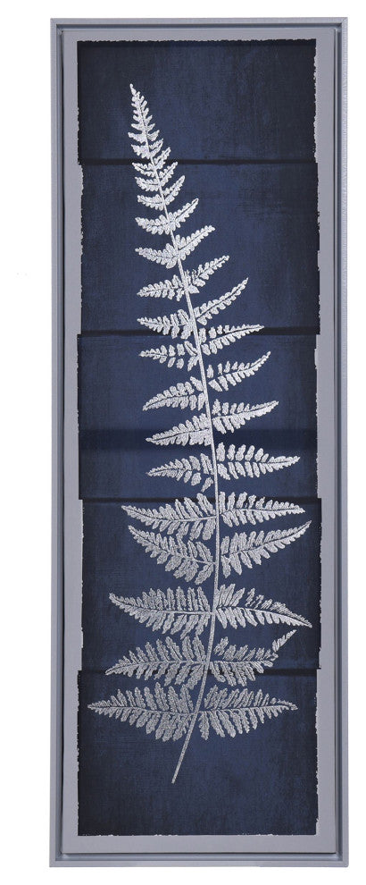 Printed Canvas With Silver Stamp With White Outer Frame