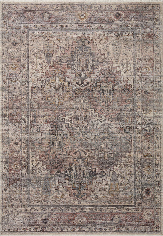 Loloi Lyra Sunset / Silver 5'-3" x 7'-9" Area Rug