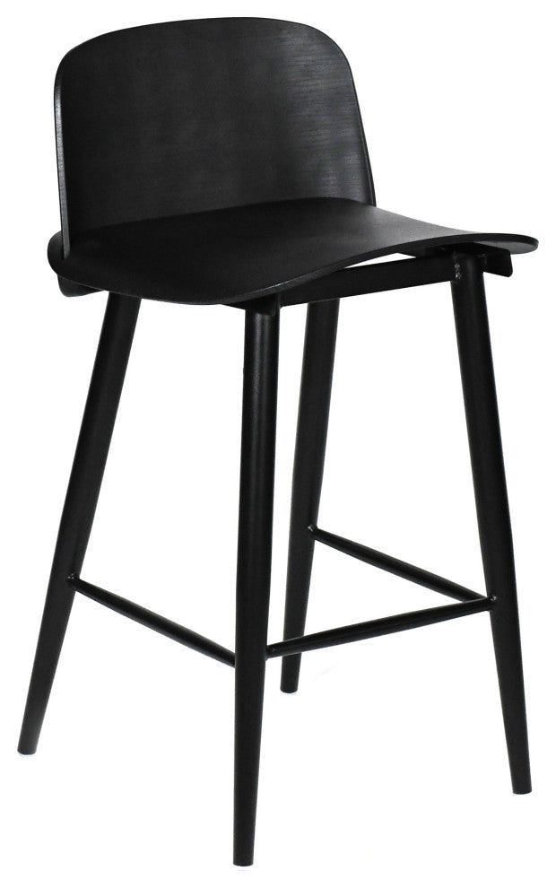 First of A Kind Looey Counter Stool Black
