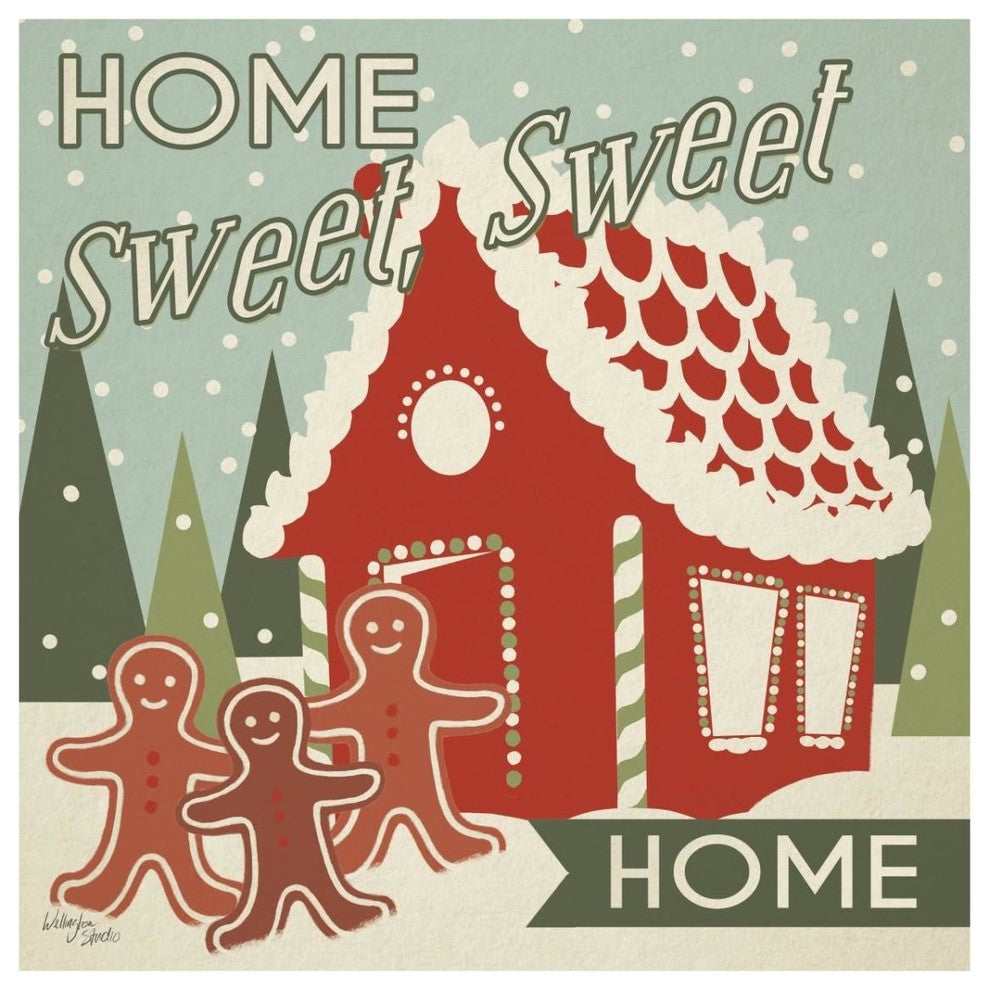 "50s Christmas III" Digital Paper Print by Wellington Studio, 32"x32"