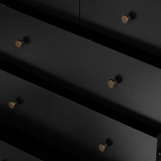Soto 5 Drawer Dresser, Black