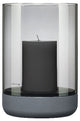Calma Hurricane Lamp, Steel Gray, Large