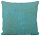Damask Coverlet 4 Piece Bed Spread Set, Teal, Queen