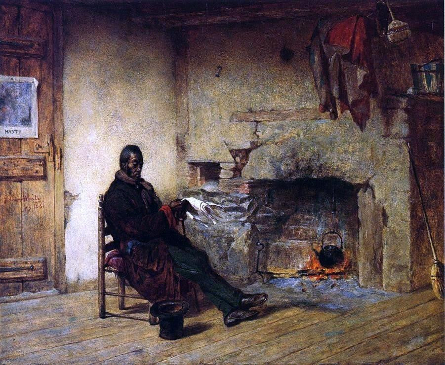 Edwin White Thoughts of Liberia: Emancipation - 20" x 25" Premium Canvas Print
