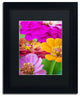 'Bouquet of Inias' Matted Framed Canvas Art by Philippe Sainte-Laudy