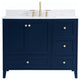Elegant Decor Sommerville Bathroom Vanity Blue