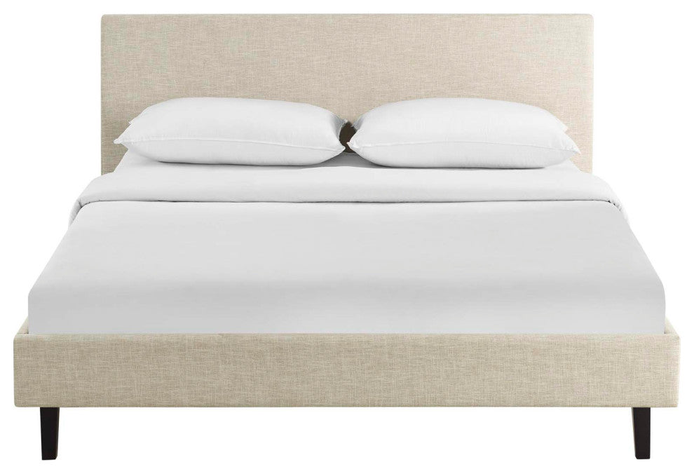 Anya Full Bed, Beige