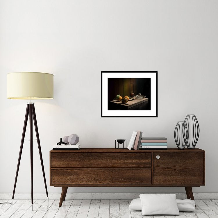 "Tangerines" Framed Digital Print by Antonio Zoccarato, 32x26"