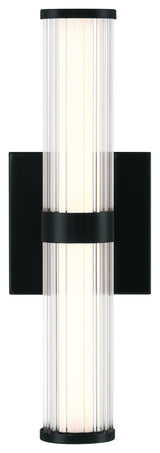 Fayton 14" LED Sconce, Black