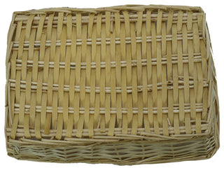 13" Natural Willow Small Rectangle Tray