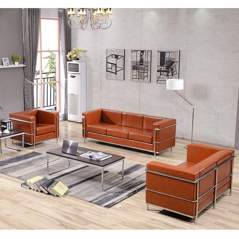 Regal Series Reception Set in Cognac LeatherSoft