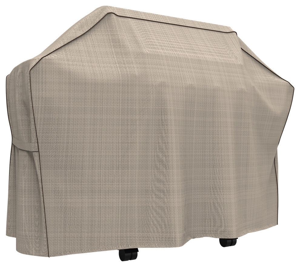 Budge English Garden Tan Tweed Grill Cover, 60"
