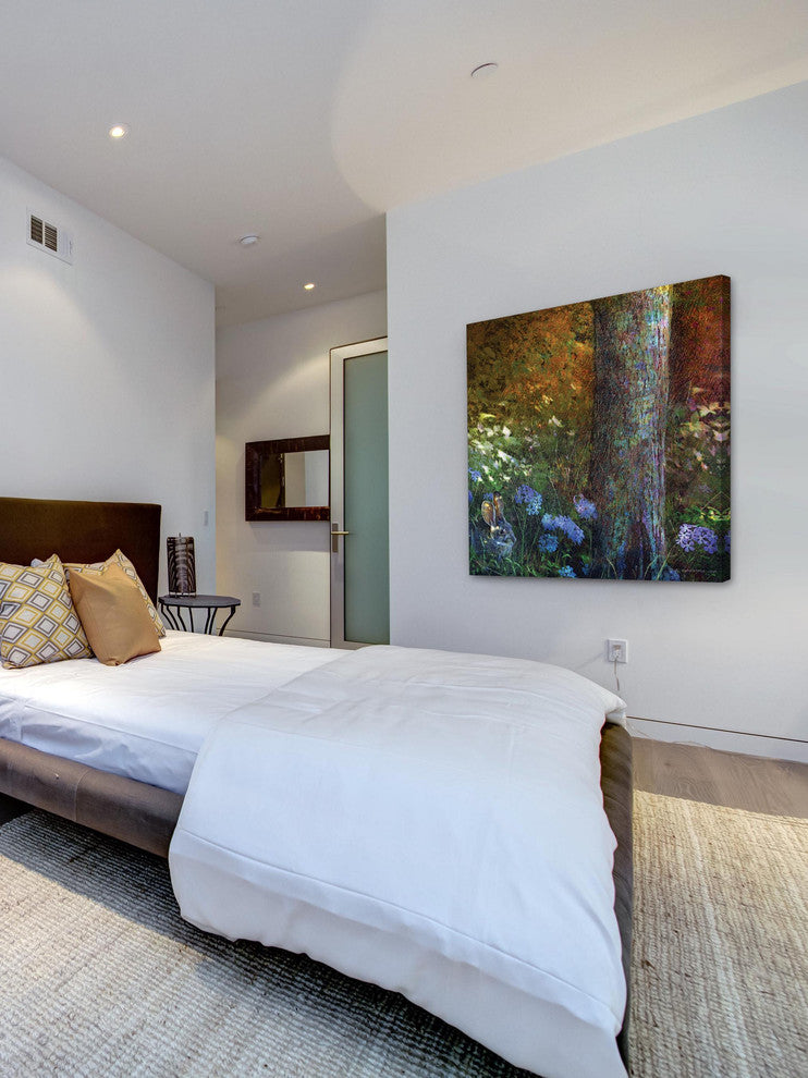 "Forest Bunny" Painting Print on Canvas by Chris Vest