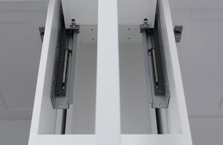 London 60-in White Bathroom Vanity Base Cabinet Without Top