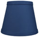 Fenchel Shades 4"x6"x5" Empire Lamp Shade, Linen Navy