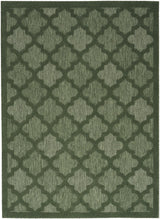 Nourison Easy Care 5' x 7' Green Modern Area Rug