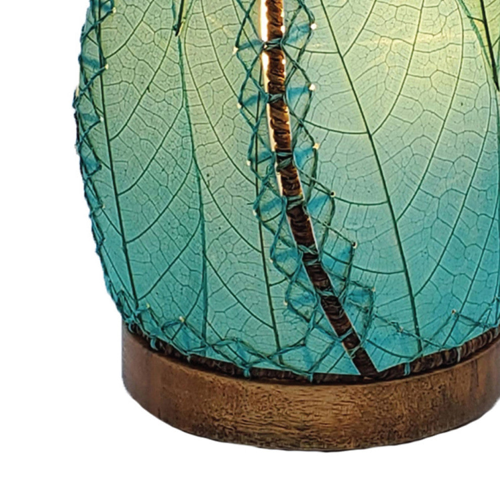Leaflet Table Lamp Sea Blue