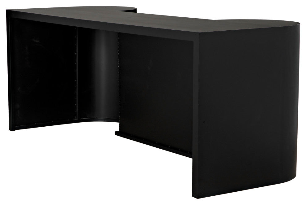 NOIR Furniture - Concierge Desk in Matte Black - GDES197MTB