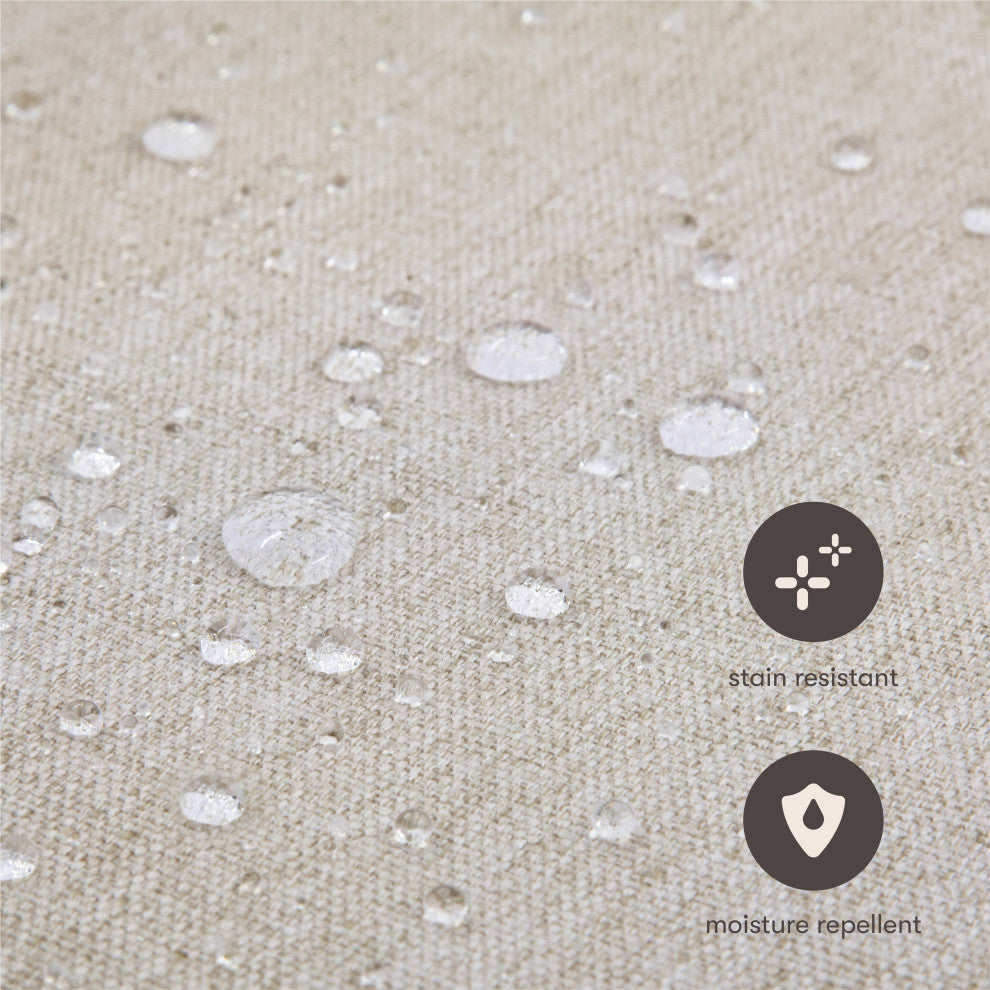 Poe Channeled Swivel Glider, Water Repellent and Stain Resistant, Performance Beach Eco-Weave