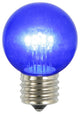 Vickerman Xled2652 Blue Glass G50 Transparent Led Replacement Bulb, 5 Per Box