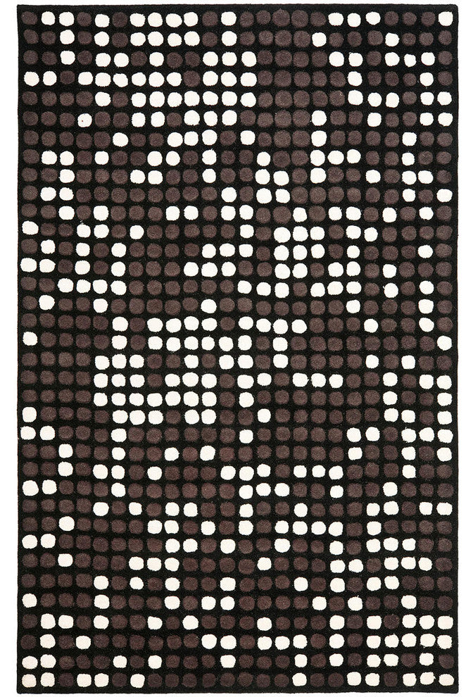 Safavieh Soho soh726a Rug, Black/White, 7'6"x9'6"