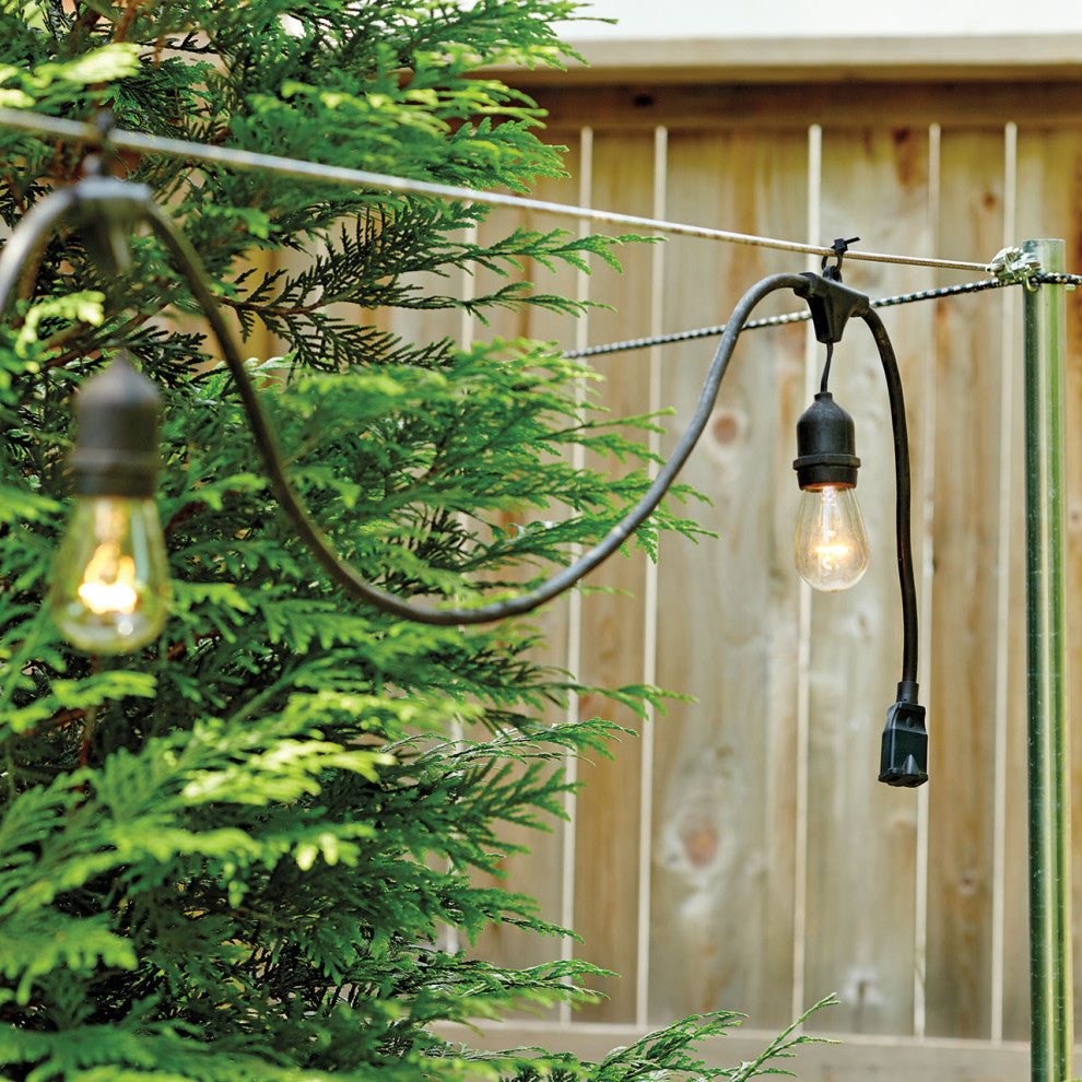 Brightech AmbiencePro Incandescent String Lights 11Watt S14, 24 Ft Strand