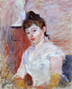 Berthe Morisot Young Woman in White, Gallery Wrapped Canvas Print, 20"x25"