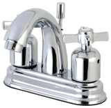 4" Centerset Bathroom Faucet WithRetail Pop-Up, Polished Chrome
