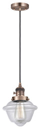 Innovations 201CSW-AC-G532 1 Light Mini Pendant, Switch, Antique Copper