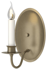 Simple Lines  Sconce, Soft Gold Finish