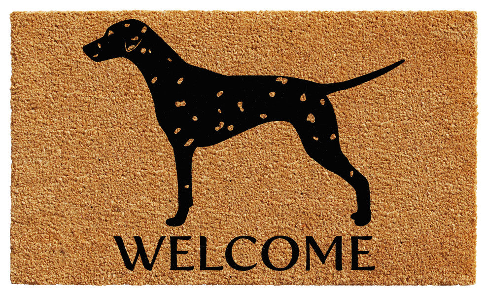 Dalmatian Doormat, 17"x29"