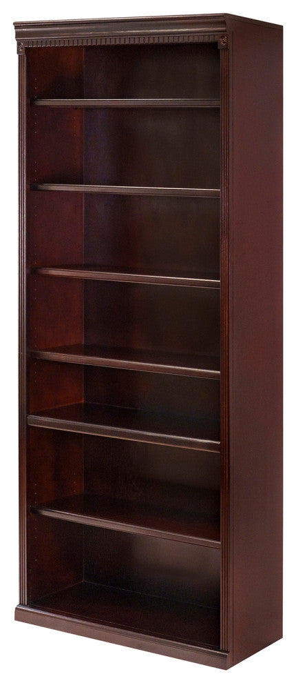 Huntington Club 84" Wood Bookcase, Storage Cabinet, Office Shelves