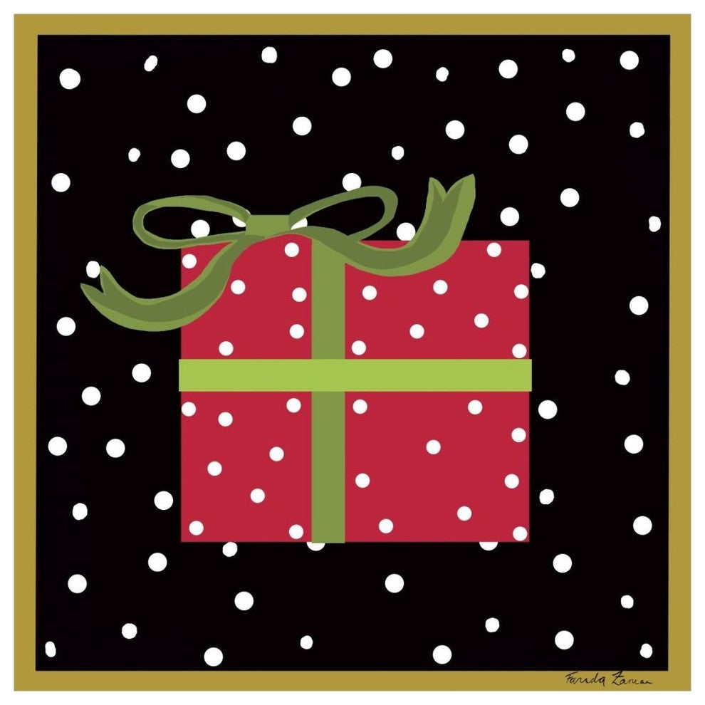 "The Night Before Christmas V" Digital Paper Print by Farida Zaman, 20"x20"