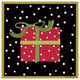 "The Night Before Christmas V" Digital Paper Print by Farida Zaman, 20"x20"