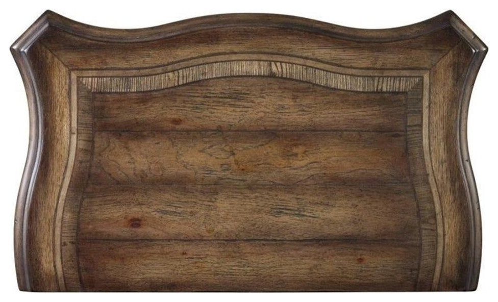 Beaumont Lane 3-Drawer Nightstand in Rustic Walnut