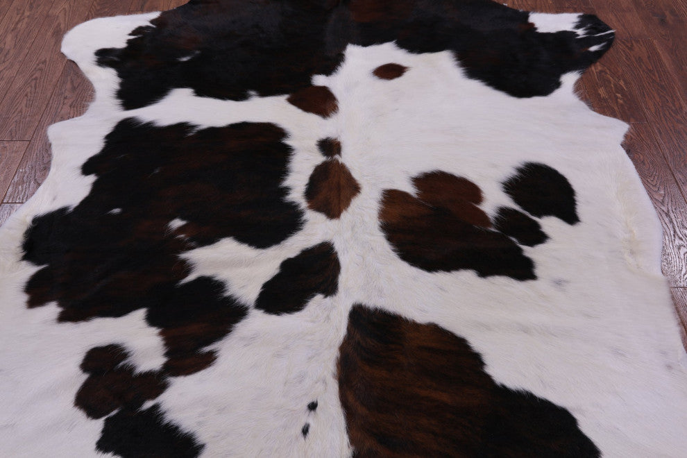 Natural Cowhide Rug 7' 1" X 6' 1" C1987